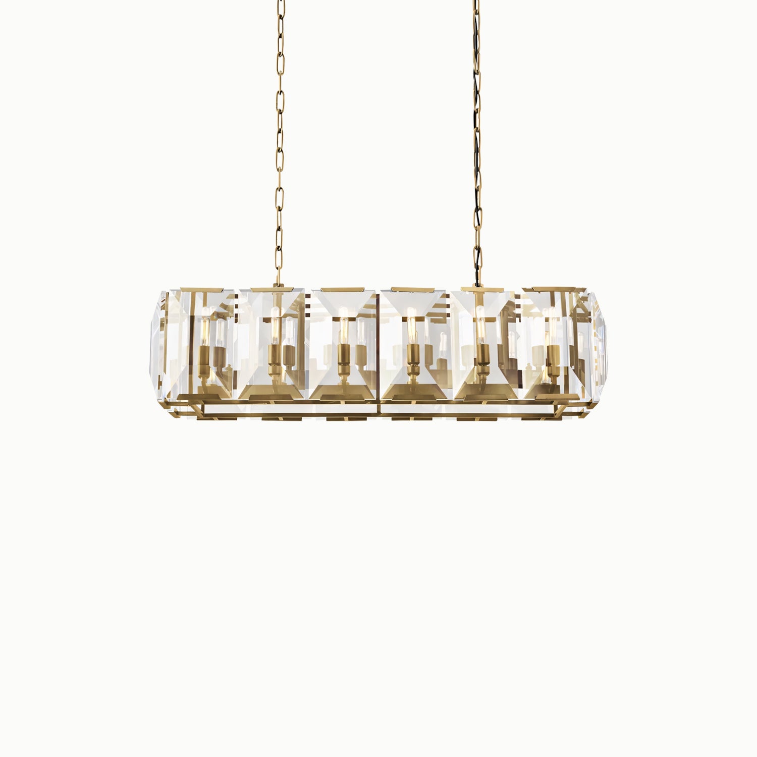Harlow Crystal Rectangular Chandelier