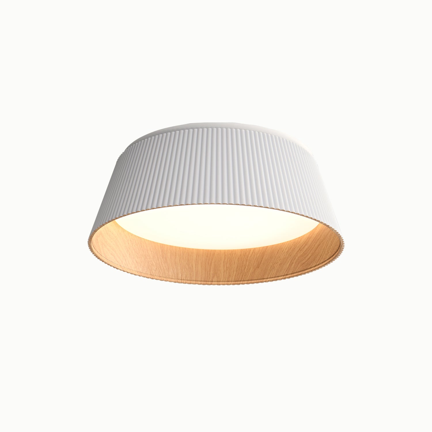 Modern Ribbed Ceiling Light